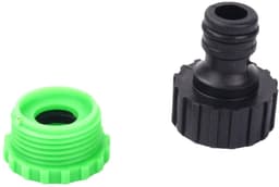 Rekbare groene spiraalslang - tot 15 meter - waterdicht - rubber — thumbnail 2
