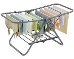 Standdroger - Launchrek - opvouwbare kledingdroger - Maximaliseert de ruimte - 44x101x54cm Volded
