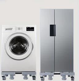 Wasmachine Verhoger - Ombouw - Koelkast Verhoger - Met Wielen - Wasdroger - Sokkel — thumbnail 5