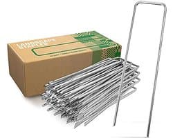 Stevige Antiroest Grondankers voor Tuin en Camping - 250 Stuks - 150 mm Lang