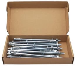 Verzinkte Wigankers M8 x 165 mm - 15 Stuks voor Metsel- en Betonankers — thumbnail 2