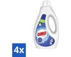 OMO – Vloeibaar Wasmiddel – Wit – 19 Wasbeurten – 950 ml - Voordeelverpakking - 4 stuks