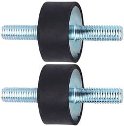 Anti-vibratie rubberen schokdempers - Set van 4 stuks voor luchtcompressor pomp - 30 x 15 mm - M8 x 23 - Isolator monteert met rubberen schroeven — thumbnail 3