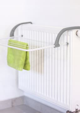 KADAX Balkonwasdroger, wasrek voor balkon, balkonleuning, radiator, badkamer, hangende wasdroger, kleine hangdroger, inklapbaar — thumbnail 4