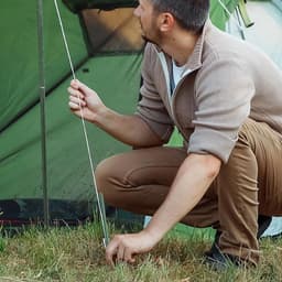 Stabiele grondankers met beitelpunt - 5 stuks 38 cm | Voor trampoline, tuinpalen, campingtenten — thumbnail 5