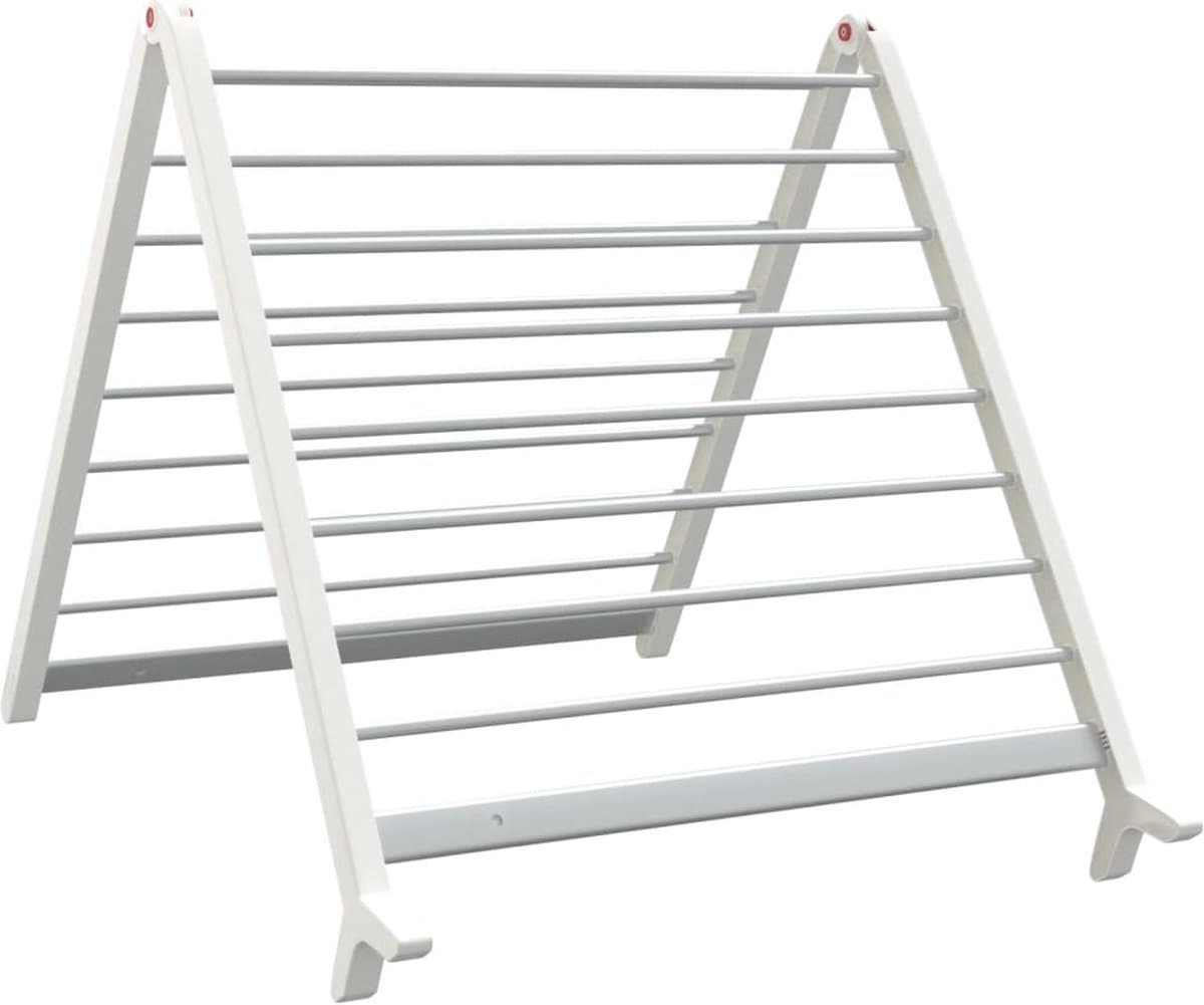 vidaXL - Droogrek - voor - badkuip - uitschuifbaar - 53-90 - cm - aluminium — afbeelding 1