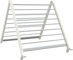 vidaXL - Droogrek - voor - badkuip - uitschuifbaar - 53-90 - cm - aluminium — thumbnail 1