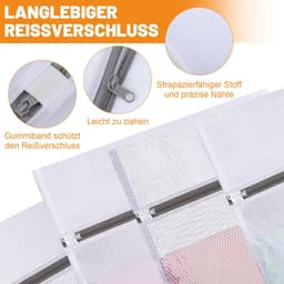 Dailygoods - Set van 5 Wasnetten voor de Wasmachine - Hittebestendige Kledingzakken — thumbnail 3