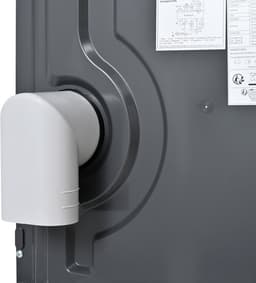 Re-purelife® Compacte Wasdroger met UV-Desinfectie - 6 Programma's - 3-4 kg Capaciteit - Geschikt voor Opbouw of Opstelling - Stille Werking & Helder LED-Display - Grijs — thumbnail 3