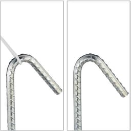 Grondanker tentharingen - tuin haringen van staal - grondnagels voor landschap en bouw - tent voor trampoline en schommel - 6 stuks 30 cm — thumbnail 5