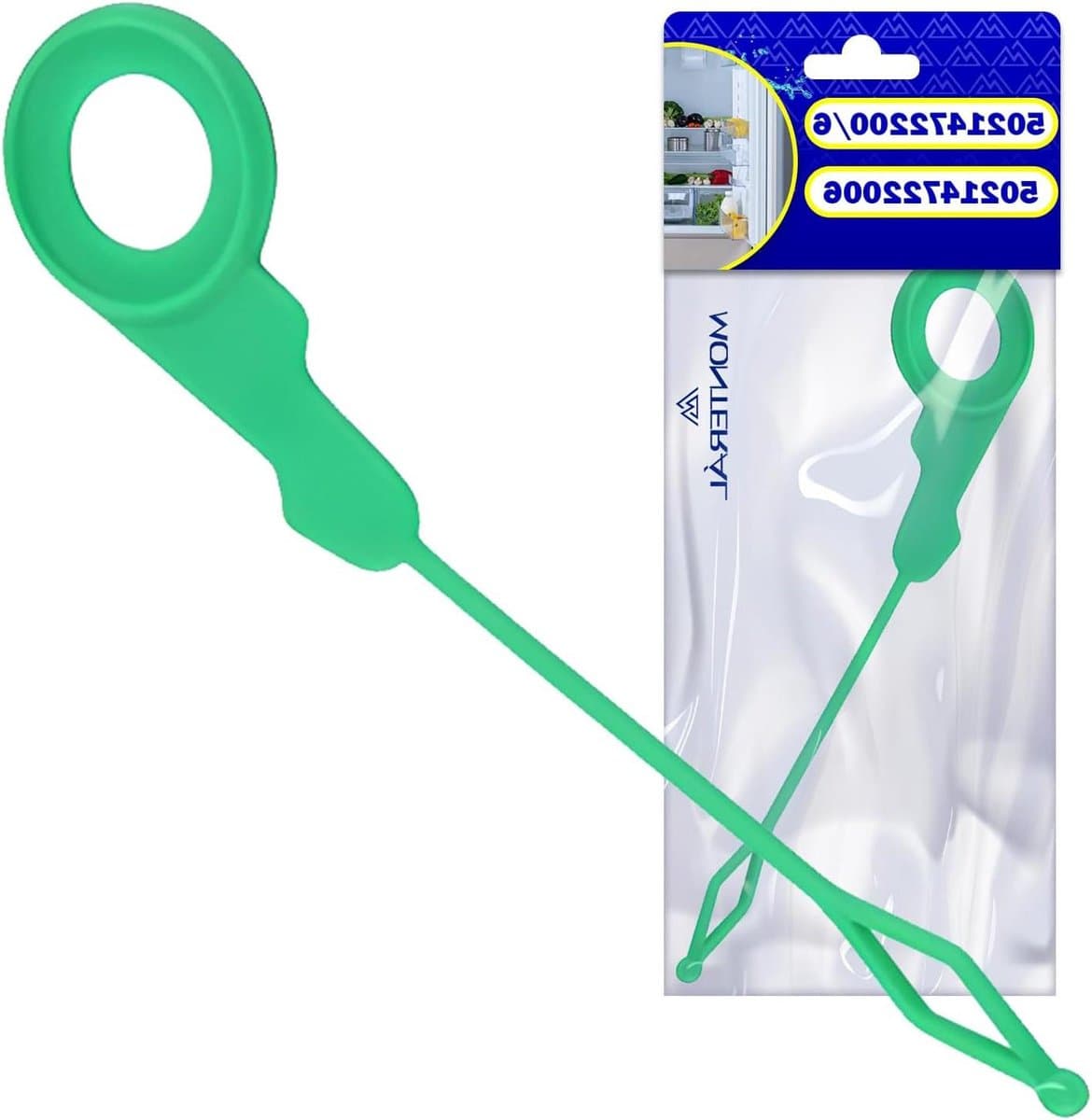 Afvoerreiniger Koelkast - Ontdooier Reiniger - Koelkast Onderhoud - Voorkomt Ijsvorming - 7 x 0.5 x 0.5 cm - Wit — afbeelding 1