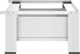 Wasmachineverhoger - Verhoger met lade - Wasmachine op hoogte - Stabiele constructie - 67 x 60 x 11 cm - Wit — thumbnail 2