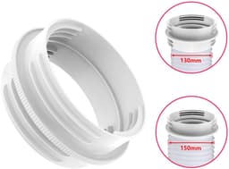 Koppelstuk Mobiele Airco Afvoerslang - binnen 130 mm / buiten 150 mm - verbindingsstuk - Airconditioning Slangkoppelin - Interface afvoerslang - afvoerslangadapter - voor mobiele airconditioning, afvoerslang — thumbnail 1