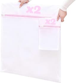 Allecto - Set van 4 extra grote wasnetten - Waszakken voor kleding - Ideaal voor — thumbnail 1