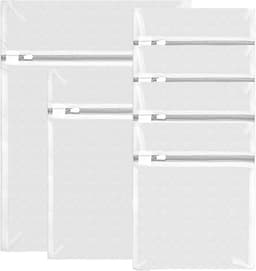 SnelShoppen - 6 Waszakken voor Wasdroger, Wasnet met Grijze Rits, Voor Truien, Hemden, Ondergoed, Sokken (Groot, Medium, Klein) — thumbnail 1