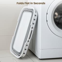 CINK & Co® Opvouwbare Wasmand op Poten - Met Wielen en Rem - Rechthoekig — thumbnail 3