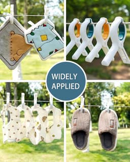 Solidchoice - 8 Stuks Grote Handdoek Klemmen voor Winddichte Handdoeken — thumbnail 2