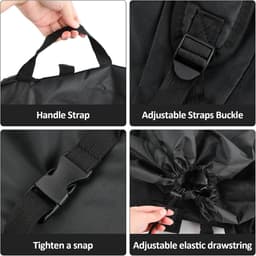 Waszak 125 liter - Waterdicht Oxford - Vouwbare rugzak - Ideaal voor camping en reizen - ShopVlot — thumbnail 2