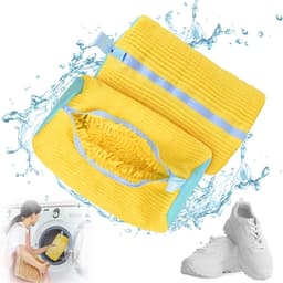 2 Stuks Waszakken voor Schoenen, Herbruikbare Zipper Tas voor Sneakers en Sportschoenen, Ideaal voor Wasmachine en Droger — thumbnail 1