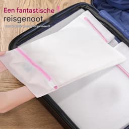 Wäschesäcke Set - Wäschenetz voor Waschmaschine - 5 Stuks Diversen Maten - Beschermend Net voor Delicate Kleding - Ideaal voor BH, Ondergoed en Reizen - Roze — thumbnail 4