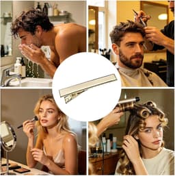 Haarstyling Klemmen - Precisie Clips - Haar Verdelen - Antislip Grip - 50 Stuks - Zwart — thumbnail 4
