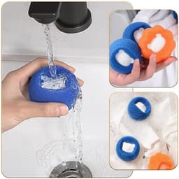 Dailygoody - Haarvanger wasmachine - Herbruikbaar - Anti-klitten - 8 stuks - Wasbal — thumbnail 4