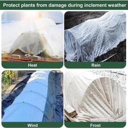 SnelShoppen - 50 Pcs Plant Tunnel Arches voor Verhoogde Bedden - Verwijderbare Folietunnel voor Tuin - Glasvezel, 38 cm, Hoops, Grondankers, Tuinacces — thumbnail 5
