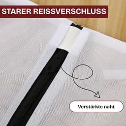 SnelShoppen - Set van 3 Herbruikbare Waszakken 30x40 cm | Wasnet voor Wasmachine | 100% Polyester | Bescherming voor Delicate Kleding, Lingerie, Sokke — thumbnail 5