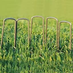 Grondankers 50 Stuks - Roestvrij Staal - Gegalvaniseerd - Camping Haringen - Bevestigingshaken - 200 mm Lang - 40 mm Breed - Tuinnagels — thumbnail 4