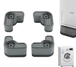 Vibrerende Voeten voor Wasmachines en Meubels, 4 x 4.5 cm, Antivibratie Accessoires voor Wasmachines, Droogkasten en Vaatwassers — thumbnail 1