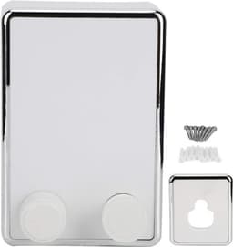 Uitbreidbare Wandgemonteerde Kledingrek Tot 4.2m - RVS Kledinglijn Voor Wandmontage en Hangende Kleding (Wit) — thumbnail 1