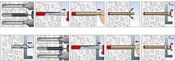 Ankerstang - Bevestigingsstaaf - Constructie Bevestigen - Universele Injectiemortel - M12 x 210 - Galvanisch Verzinkt — thumbnail 3