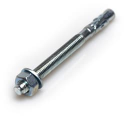 Zwaar Anker Boutanker - Deuvelschroef Set - Profielen Bevestigen - Verzinkt Staal - M10 120mm - Zilverkleurig — thumbnail 2