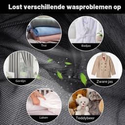 Set van 5 Rechthoekige Waszakken met Rits - Ideaal voor Kleding, Ondergoed en Delicate Stukken — thumbnail 3