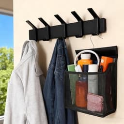 Ophangbare klemmenzak - Opbergtas met grote capaciteit - Voor wasgoed, make-up en reisaccessoires — thumbnail 2