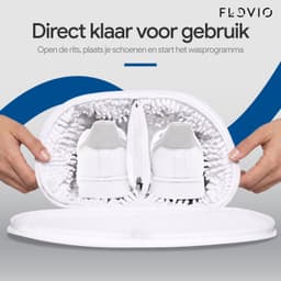 FLOVIO Waszak Schoenen - Schoenenzak voor Wasmachine - Schoenwaszak Sneakers - Rits — thumbnail 4