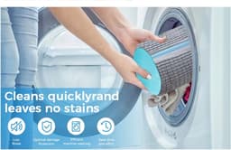 Waszakken, wasmachine, herbruikbaar, met ritssluiting, pluche tas, multifunctionele bescherming, voor sportschoenen, tennisschoenen, blauw, grijs, 39x19x19 XXL, Schoenwaszak met — thumbnail 2