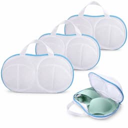 VHV - Bh waszakken - 4 stuks - 35 cm - Blauw - Anti-vervorming - Bh waszakje - Kledingzakjes - op reis — thumbnail 1