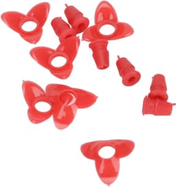 30Set Vogelvoeder Vervanging Er Plastic Vogelvoeder Vervangende Onderdelen Arieor GardenRed, Tuin Ding Wilde Vogels Wild Dier Ram (rood) — thumbnail 1