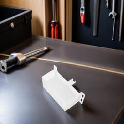 Airco Wateropvangbak - Condensbak Lekbak - Buitenunit Afvoer - Schuine Bodem Ontwerp - 13.4 cm Lengte - Wit — thumbnail 3
