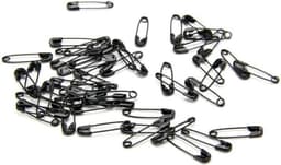Veiligheidsspelden - Kledingclips Knoppen - Kleding Bevestigen - Veilige Sluiting - 19mm - Zwart — thumbnail 2