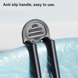 Vuilniszak Clips - Afvalzak Klemmen - Afval Sorteren - Compact Formaat - 10 stuks - Zwart — thumbnail 5