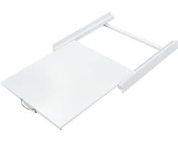 Wasmachine Droger Toren - Wasdroger Stapelaar - Ruimte Besparen - Met Uitschuifbare Plank - 60 x 60 x 8 cm