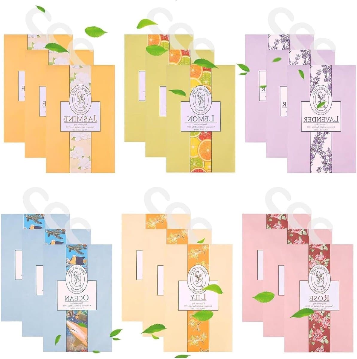 Garderobe Verfrissers - Geurhangers Kast - Kleding Opfrissen - Langdurige Geur - 27.5 x 3.5 cm - Niet gespecificeerd — afbeelding 1