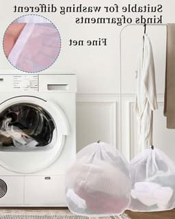 IMstore - Wasnetten - Fijnmazige waszakken - 40 x 50 cm - Herbruikbaar - Ideaal voor babykleding - Ondersteunt delicate was — thumbnail 2