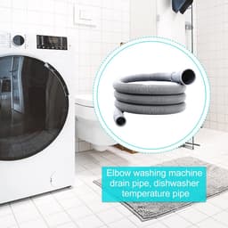 Dailygoods- Afvoerslang Ultra-Duurzaam - Afvoerslang Wasmachine - Afvoerslang Vaatwasser - Afvoerslang Droger - Afvoerslang Mobiele Airco - Flexibele 4m Slang - Afvoerbuis — thumbnail 3