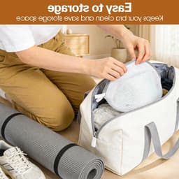 Set van 4 Wasnetten voor Bh's - Polyester Waszakken met Rits voor Bescherming van Gevoelige Kledingstukken — thumbnail 3