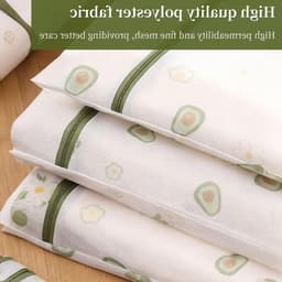 4-delige wasnetset in verschillende maten, versterkt wasnet voor de wasmachine met fijn gaas, zelfsluitende rits, scheur- en slijtvast, ideaal voor delicate kleding — thumbnail 2