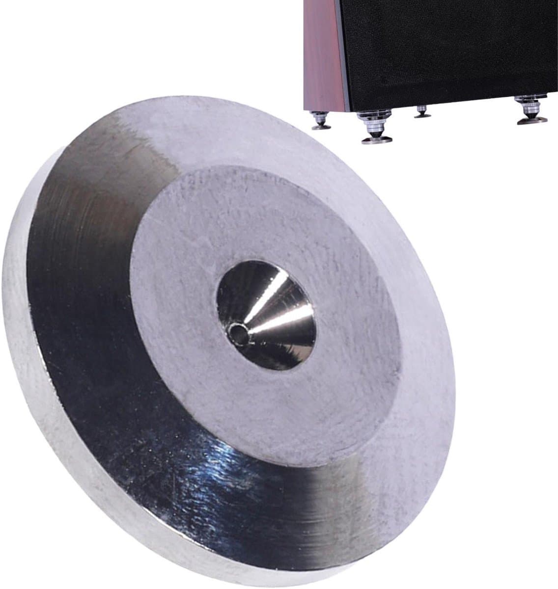Subwoofer Isolatievoeten - Audio Isolatiepads - Geluidskwaliteit Verbeteren - Minimaliseert Trillingen - 0.5 x 2.5 x 0.5 cm - Grijs-Zilver — afbeelding 1