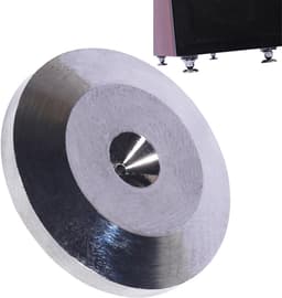 Subwoofer Isolatievoeten - Audio Isolatiepads - Geluidskwaliteit Verbeteren - Minimaliseert Trillingen - 0.5 x 2.5 x 0.5 cm - Grijs-Zilver — thumbnail 1